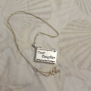 Sterling Dear Daughter Necklace